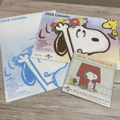 【非売品】スヌーピー 2026年 卓上&壁掛けカレンダー