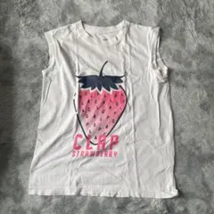 CLAP STRAWBERRY ノースリーブTシャツのサムネイル