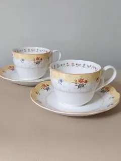 ノリタケ　カップ&ソーサー　トゥルーラブ 　2客セット