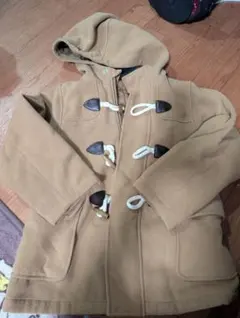 ベージュ フード付き ダッフルコート
