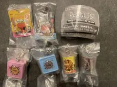 PEANUTS ビスケットミニチュアチャーム 全6種コンプリートセット ガチャ