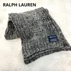 アルパカ マフラー グレー