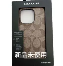正規品 新品コーチ COACH iPhone15proケース スマホ カバー