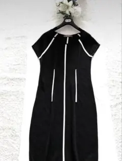 MaxMara ネイビー　ひざ丈ワンピース 半袖 入学お受験 MaxMara ネイビー ひざ丈ワンピース 半袖 入学お受験 - メルカリ