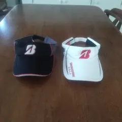 かっこいい！ブリヂストン ゴルフ バイザー 2点セット