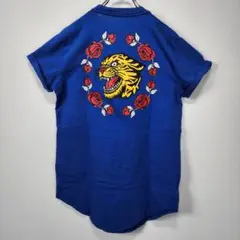 HOLLISTER　半袖　Tシャツ　S　スカジャン　スカT　ビッグプリント　古着