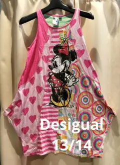 Desigual ディズニー ミニー タンクトップ 13/14 リユース品のサムネイル