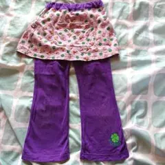 【M】KLC紫色スカートとパンツセット Mサイズ