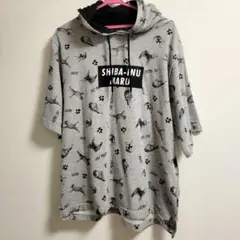 パーカー プルオーバー 柴犬 まる　レディース