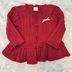 プティマイン　ニットカーディガン