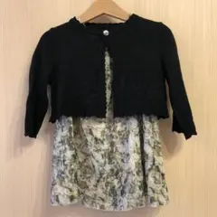 美品　コムサ90㌢　ワンピース　ボレロ