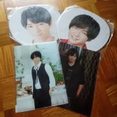 知念侑李　うちわ2枚とクリアファイル2枚セット