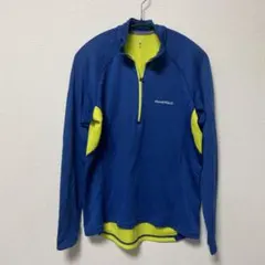 た*ん様 montbell メリノウールプラスハイブリッドジップシャツ メンズ