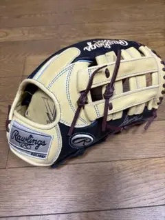 Rawlings V PRO 軟式、ソフトボール兼用グローブ 黒/ベージュ