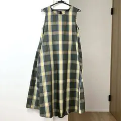 i957◯ ETRO エトロ シルク ノースリーブワンピース チェック柄 - メルカリ