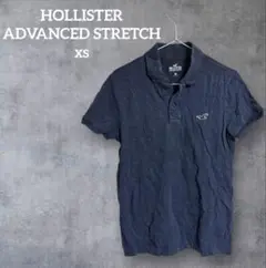 HOLLISTER ADVANCED STRETCH ポロシャツ 【XS】ネイビ