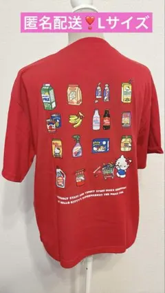 匿名配送❣️ 산리오 キティ キティ50周年 레트로 Tシャツ
