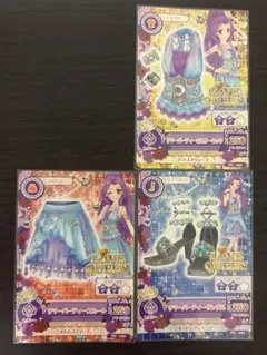 アイカツ！2014.4弾WMCP サマーデイムーンコーデ3枚セット（シューズ