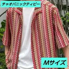 新品♦値下げしました♦✨チャオパニックティピー✨ルーズシャツ✨♦色レッド系♦Ｍ