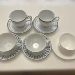 ノリタケ カップ&ソーサー5客