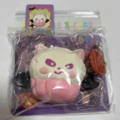 匿名配送 文清 スクイーズ ハロウィン コウモリカップケーキ