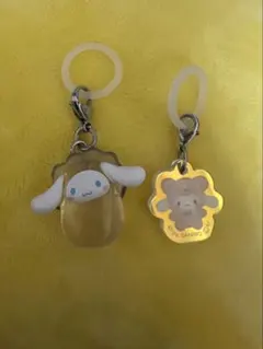 シナモロール　サンリオ　めじるしチャーム　ガチャガチャ　オーロラ　シナモン