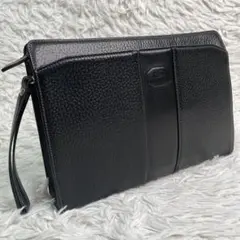 美品✨バーバリー　内装ノバチェック　クラッチバッグ　セカンドバッグ　メンズ　黒