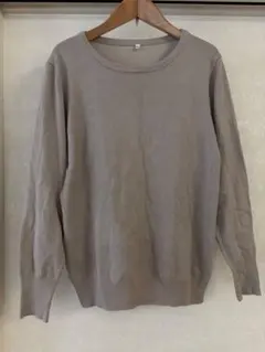 【Mサイズ】coca 長袖 ニット　ベージュ　トップス