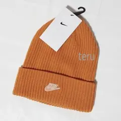 NIKE ナイキ Futura ビーニー ニット帽 キャップ オレンジ