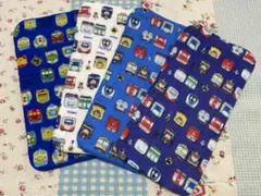 セット030　:ガーゼハンカチ　ハーフハンカチ　4枚　2セット(8枚)で999円