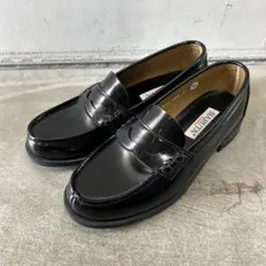 試着程度美品ハルタローファーharuta arvin24cm幅広3E黒