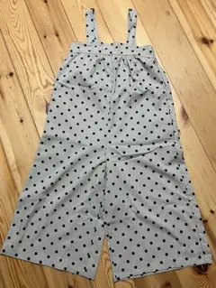 GU キッズ 150 サロペット オーバーオール ドット