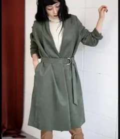 フェイクスエードセミダブルコート Bou Jeloud ブージュルード