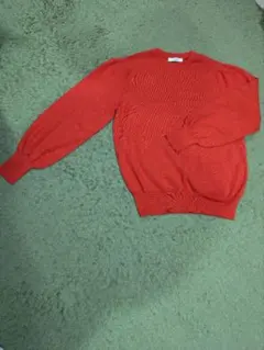 JOURNAL STANDARD relume 赤　オレンジ　朱 長袖ニット