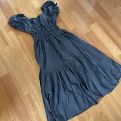 極美品✨ブルーレーベルクレストブリッジ ダンガリーサマードレス