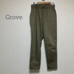【グローブ】 緑 イージーパンツ Mサイズ　紐　ポケット　b559