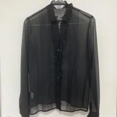 J.PRESS シースルーブラックシャツ 長袖