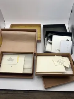 コーチ　ルイ・ヴィトン　グッチ　MIU MIU空き箱5個