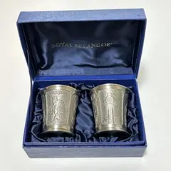 ROYAL SELANGOR シンガポール ショットグラス2個セット