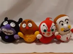 ぬいぐるみ【アンパンマンの仲間たち】4体