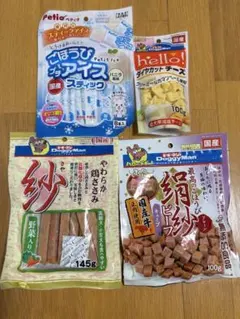 犬用おやつ　紗　絹紗　チーズ　アイススティック　ドギーマン　ペティオのサムネイル