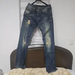 G-STAR RAW 3301 ダメージデニム