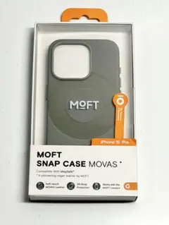 MOFT iPhone15pro 用 ケース グレー