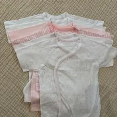 ベビー肌着 半袖 95cm以下 ピンク ホワイト