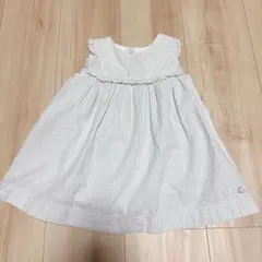 PETIT BATEAU シアサッカー ワンピース ストライプ 18m/81cmのサムネイル