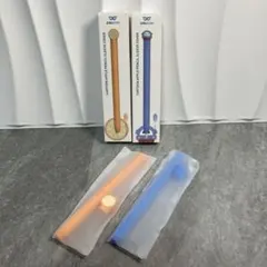 アップルペンシルカバー 第二世代 シリコン かわいい イエロー&ブルー