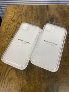 Apple純正 iPhone 11 Pro Max クリアケース 2個セット