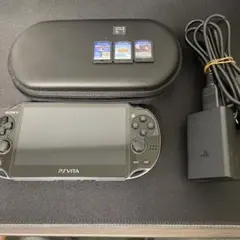 PS Vita 本体 ケース/ソフト/SDカード付き