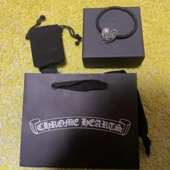 確実正規 クロムハーツ ヘア バンド ゴム ハート 925 インヴォイス原本
