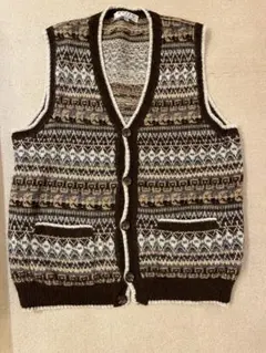 RAFFO MOLINA ニットベスト Lサイズ　アルパカ100%